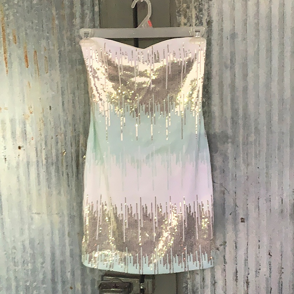 Charlotte Russe sequined evening dress